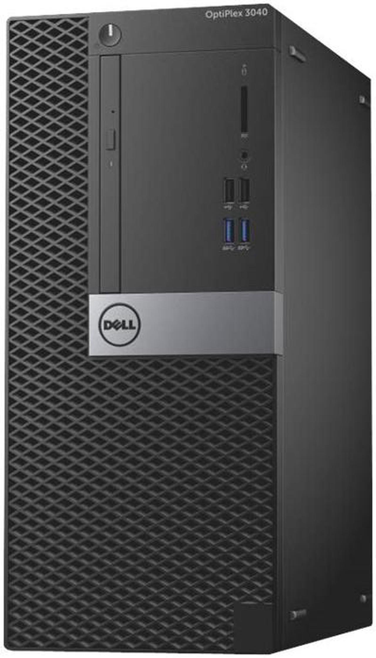 DELL C3JTP OptiPlex Opti3040-1765MT Desktop (Intel Core i5, 8GB Ram, 1TB HDD, Windows 7 Pro), Black