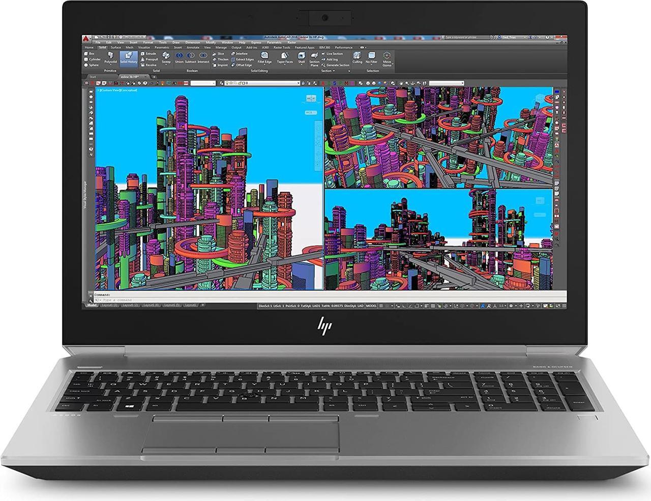 Alt view image 2 of 5 - HP ZBook 15 G5 Mobile Workstation - 15.6" FHD IR Webcam - 2.6 GHz Intel Core i7-8850H Six-Core - 16GB | 512GB SSD - NV Quadro P2000 - Win10 pro