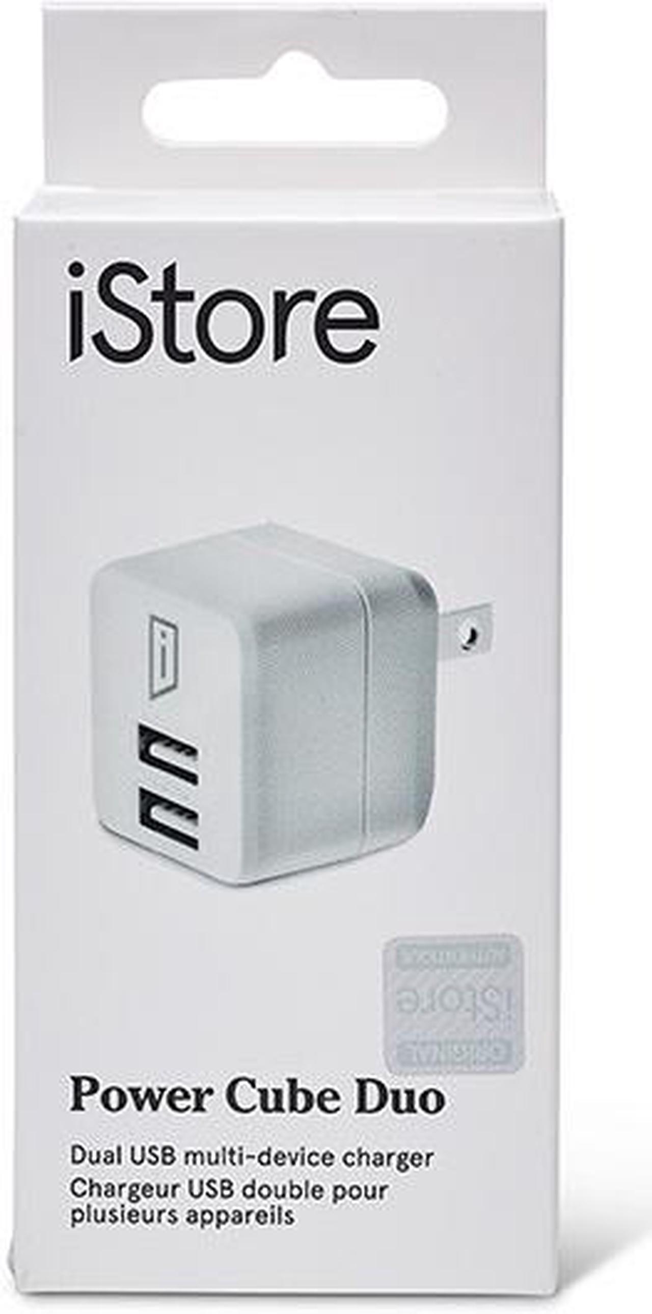 New iStore Power Cube 2p USB Charger - WH