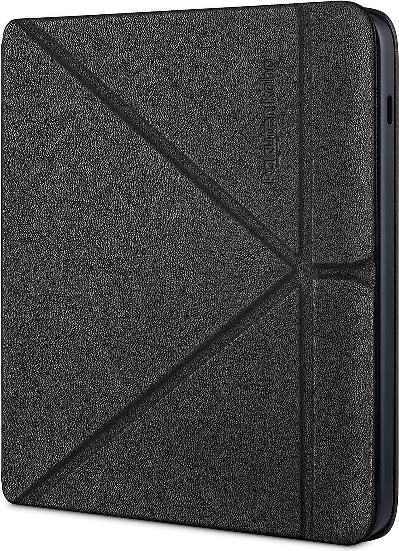 Alt view image 3 of 12 - Kobo Libra 2 SleepCover Case | Black | Sleep/Wake Technology | Built-in 2-Way Stand | Vegan Leather | Compatible with 7 Kobo Libra 2 eReader