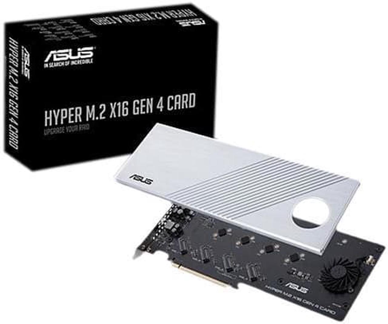 Asus HYPER M.2 X16 GEN 4 CARD Hyper M.2 x16 Gen 4 Card (PCIe 4.0/3.0)