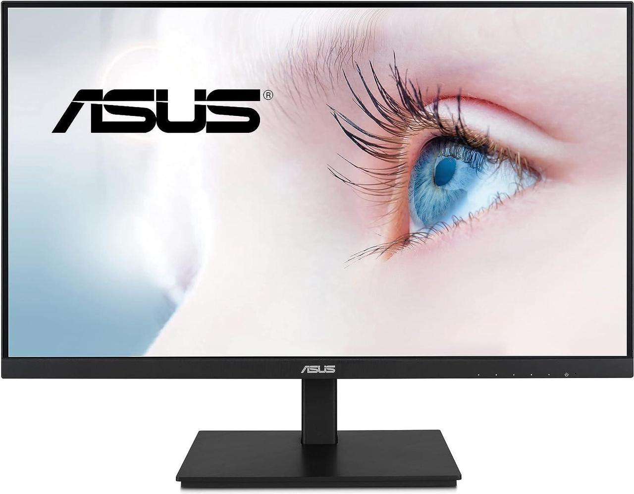 ASUS 24" 75Hz IPS Full HD monitor Adaptive-Sync, 1920 x 1080, Low Blue Light, Flicker Free, Speakers, VESA, Frameless, HDMI, DisplayPort, VGA, USB Hub, Height Adjustable VA24DQSB (23.8" Viewable)