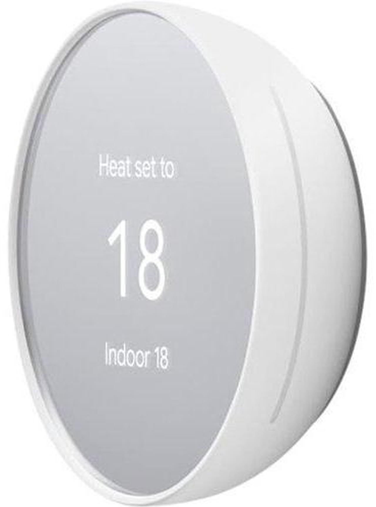 Alt view image 4 of 5 - Google Nest Thermostat - Smart Thermostat for Home - Programmable WiFi Thermostat - Snow