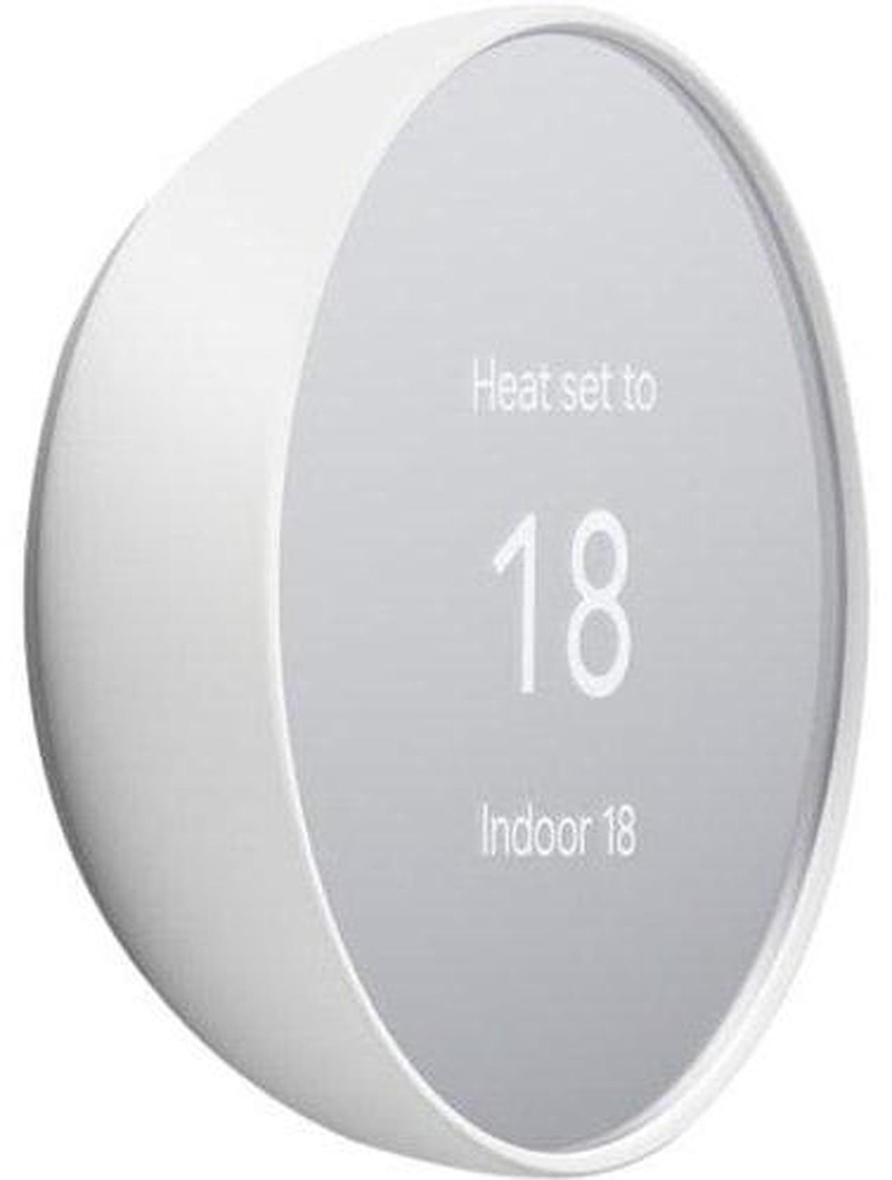Alt view image 5 of 5 - Google Nest Thermostat - Smart Thermostat for Home - Programmable WiFi Thermostat - Snow