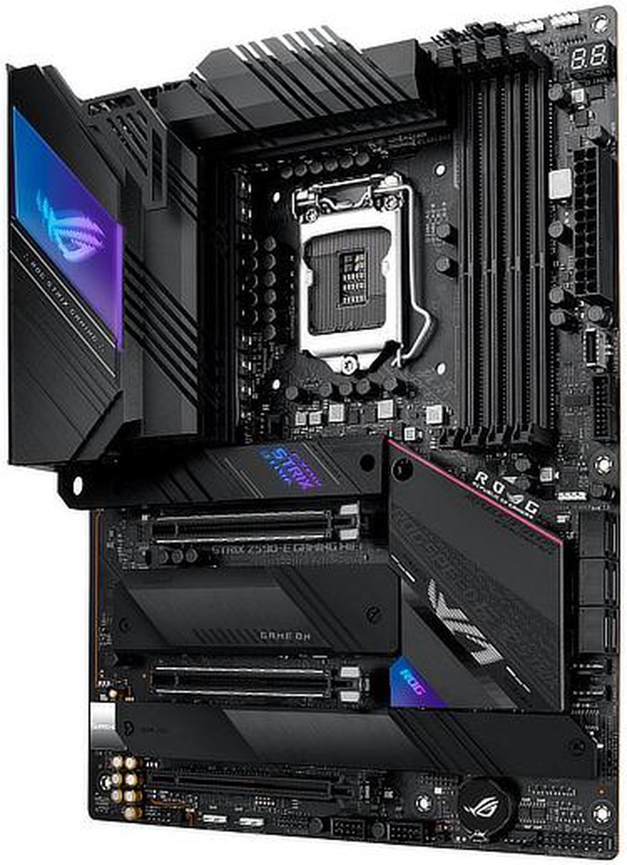 Alt view image 4 of 8 - ASUS ROG STRIX Z590-E GAMING WIFI LGA 1200 Intel Z590 DDR4 ATX Motherboard (90MB1640-M0EAY0)