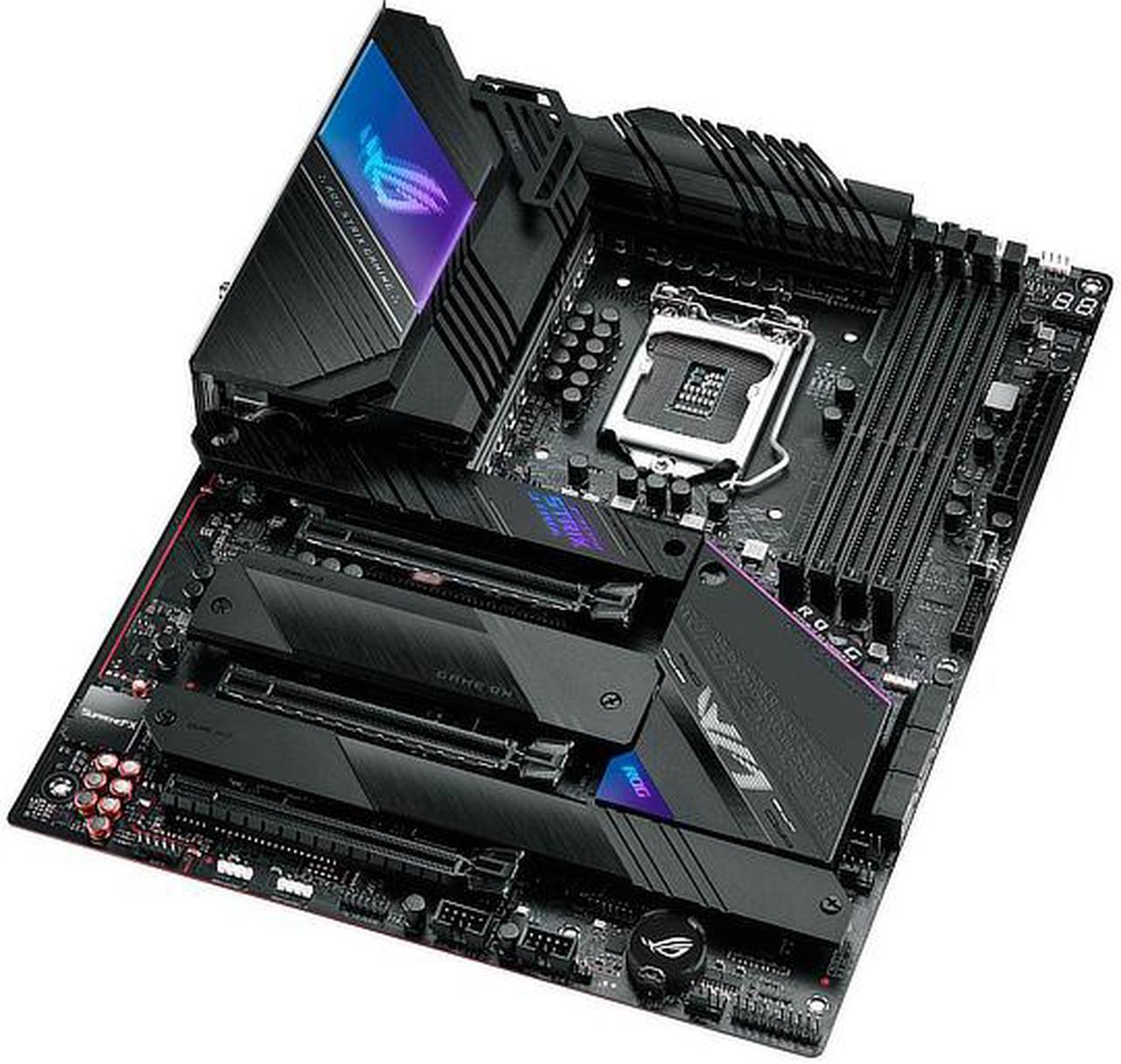 Alt view image 7 of 8 - ASUS ROG STRIX Z590-E GAMING WIFI LGA 1200 Intel Z590 DDR4 ATX Motherboard (90MB1640-M0EAY0)