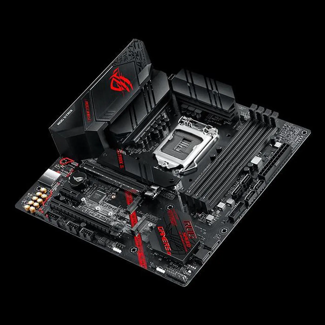 Alt view image 7 of 7 - ASUS ROG STRIX B460-G GAMING LGA 1200 Intel B460 DDR4 Micro ATX Motherboard (90MB1460-M0EAY0)