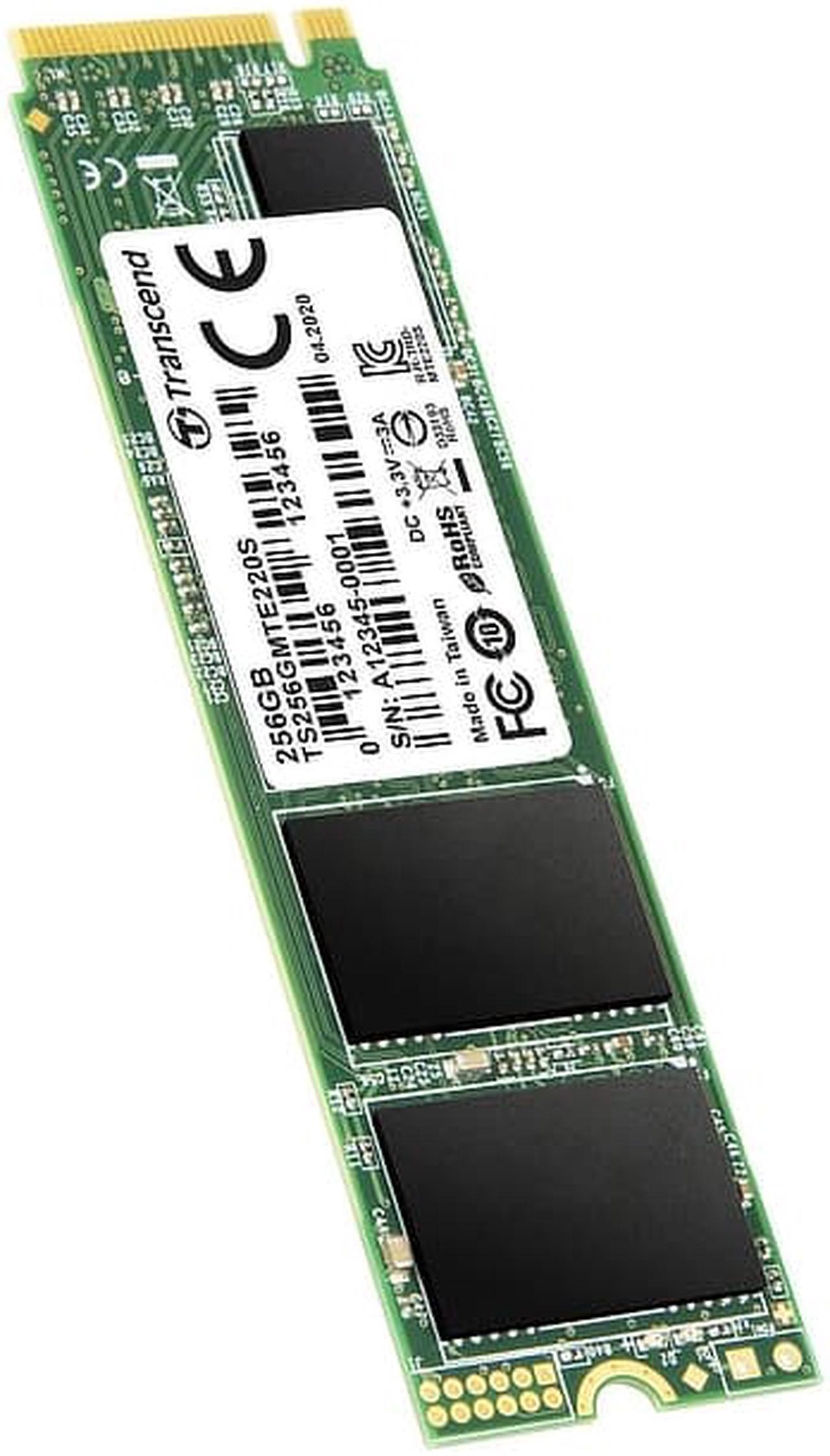 Alt view image 11 of 17 - Transcend 220S 256GB NVMe PCIe 3.0 x4 Double-sided M.2 2280 Internal Solid State Disk TS256GMTE220S