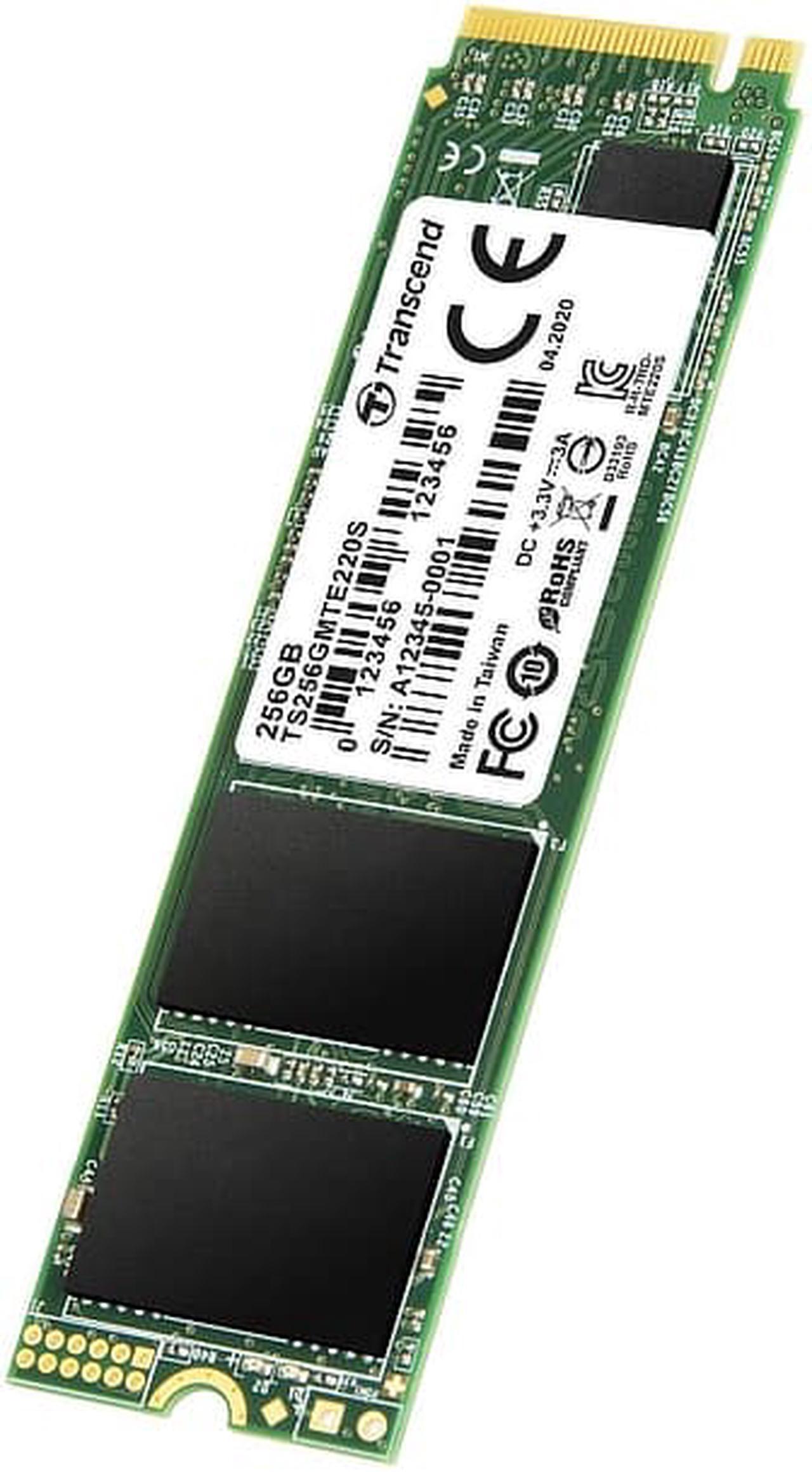 Alt view image 12 of 17 - Transcend 220S 256GB NVMe PCIe 3.0 x4 Double-sided M.2 2280 Internal Solid State Disk TS256GMTE220S