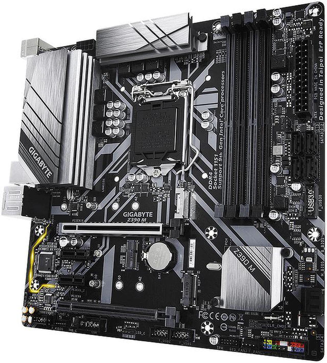 Alt view image 5 of 11 - Z390 M LGA 1151 Intel Z390 DDR4 Micro ATX Motherboard (Z390 M)
