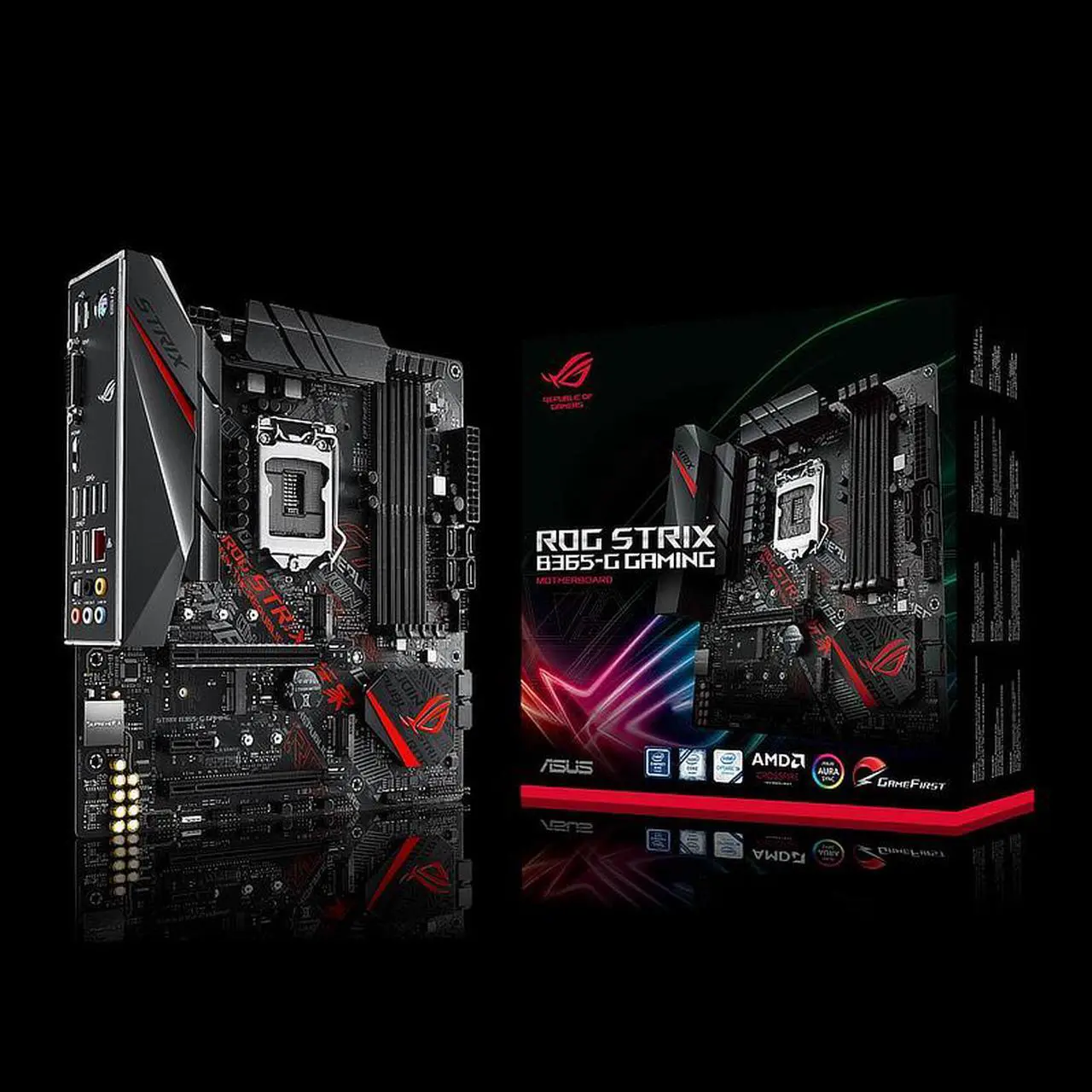 Alt view image 4 of 6 - ROG STRIX B365-G GAMING LGA 1151 Intel B365 DDR4 Micro ATX Motherboard (90MB11G0-M0EAY0)