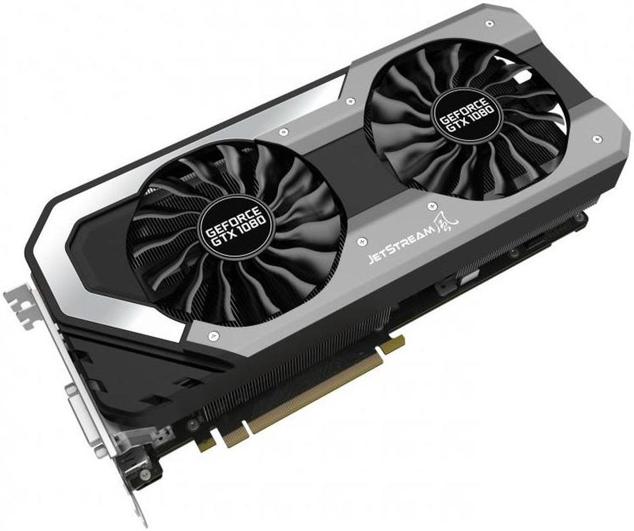Main image of Palit GeForce GTX 1080 Super JetStream 8GB GDDR5X PCI Express 3.0 x16 SLI Support Graphics Card NEB1080S15P2-1040J