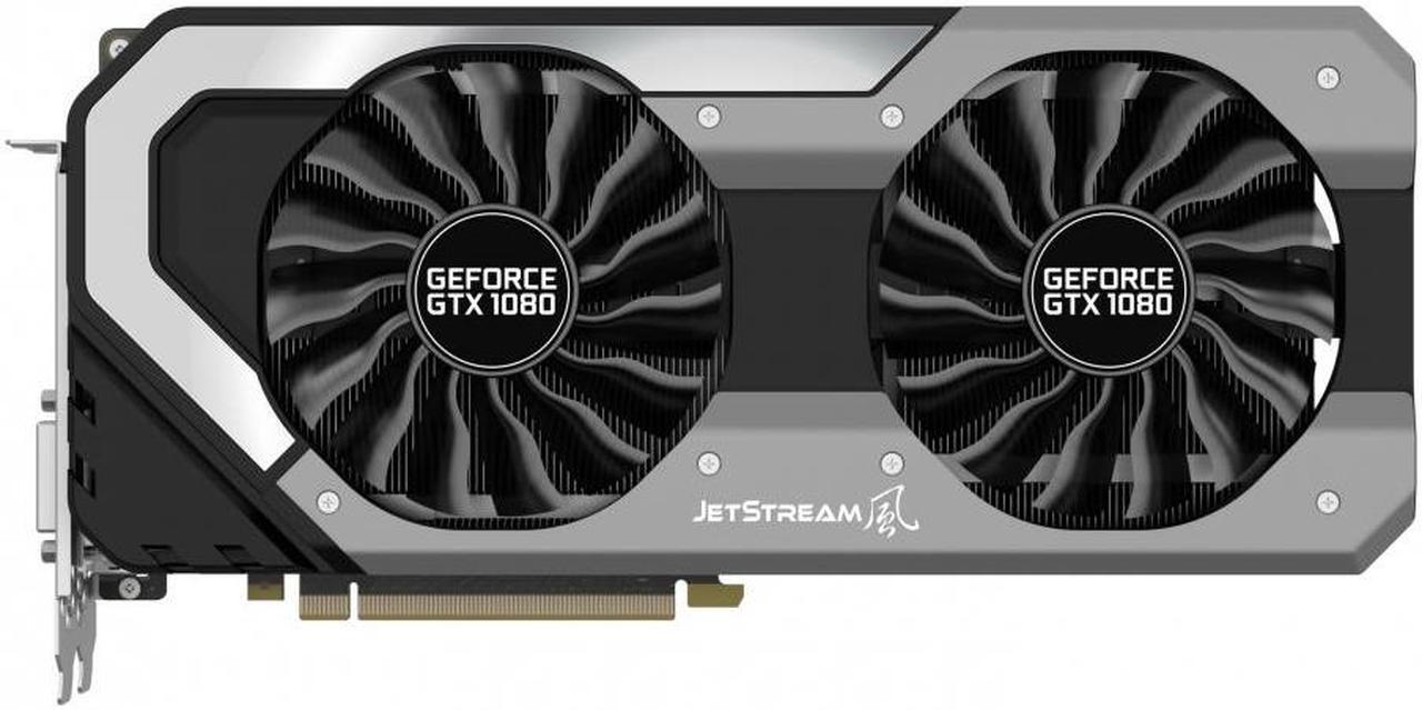 Alt view image 2 of 6 - Palit GeForce GTX 1080 Super JetStream 8GB GDDR5X PCI Express 3.0 x16 SLI Support Graphics Card NEB1080S15P2-1040J