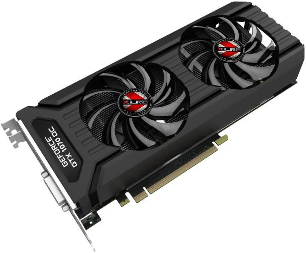 Main image of PNY XLR8 GeForce GTX 1070 OC GAMING - Graphics card - GF GTX 1070 - 8 GB GDDR5 - PCIe 3.0 x16 - DVI, HDMI, 3 x DisplayPo