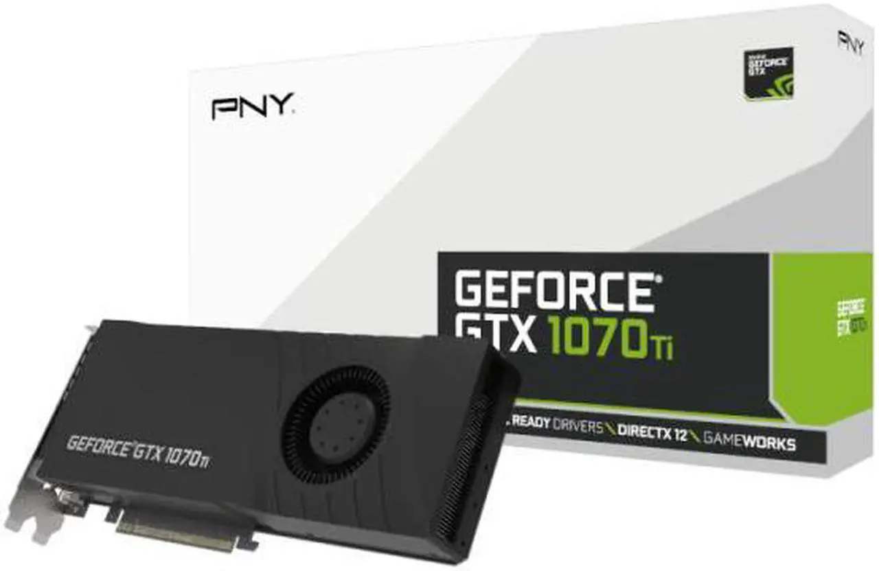 Alt view image 4 of 4 - PNY GeForce GTX 1070 Ti Blower - Graphics card - GF GTX 1070 Ti - 8 GB GDDR5 - PCIe 3.0 x16 - DVI, HDMI, DisplayPort