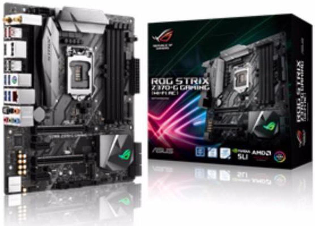 ASUS Intel ROG STRIX Z370-G GAMING (WI-FI AC) Socket LGA 1151 DDR4 Micro ATX Motherboard (90MB0VZ0-M0EAY0)