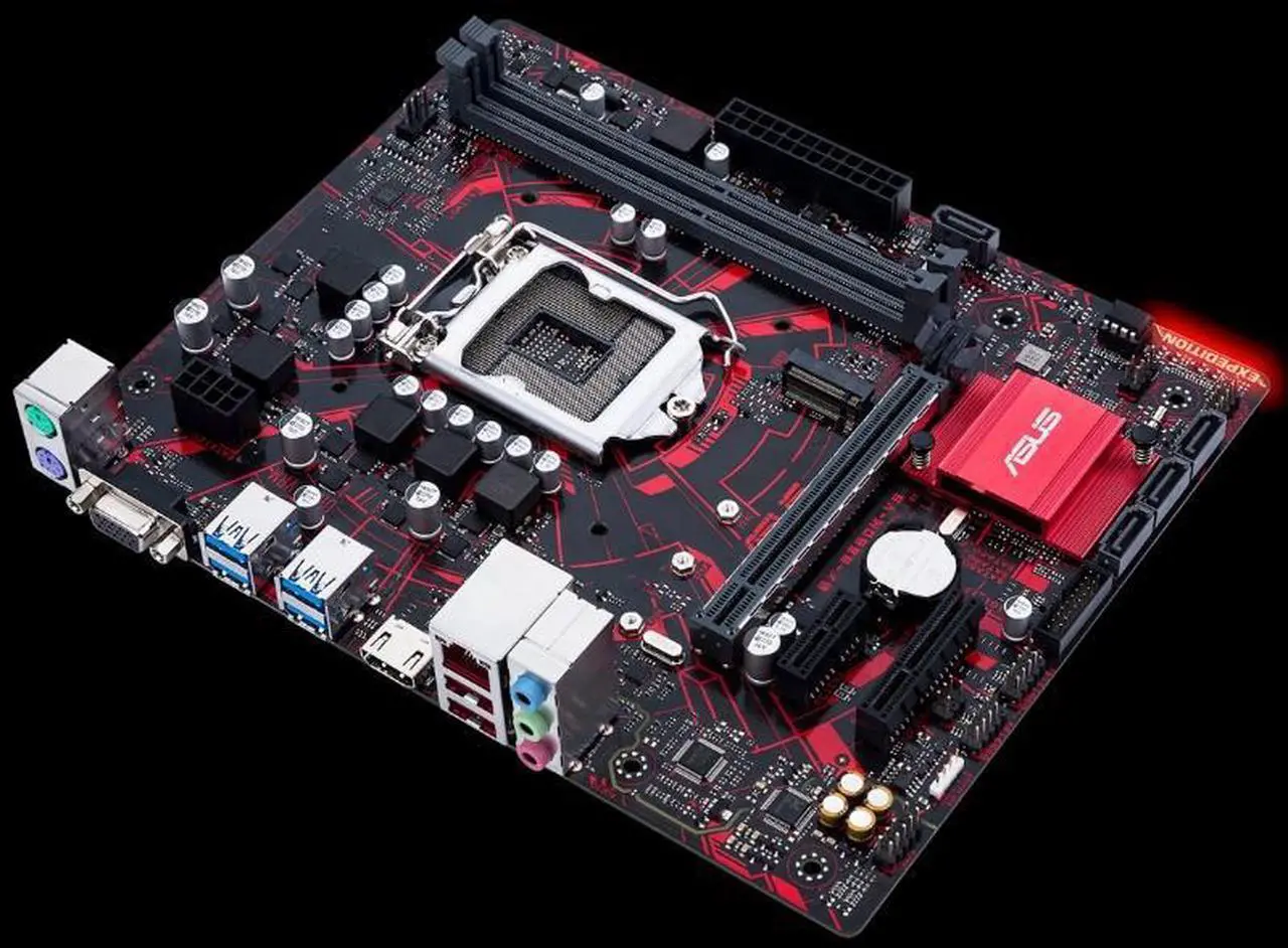 Alt view image 5 of 6 - ASUS Intel Expedition EX-B360M-V5 Socket LGA 1151 DDR4 Micro ATX Motherboard (EX-B360M-V5)