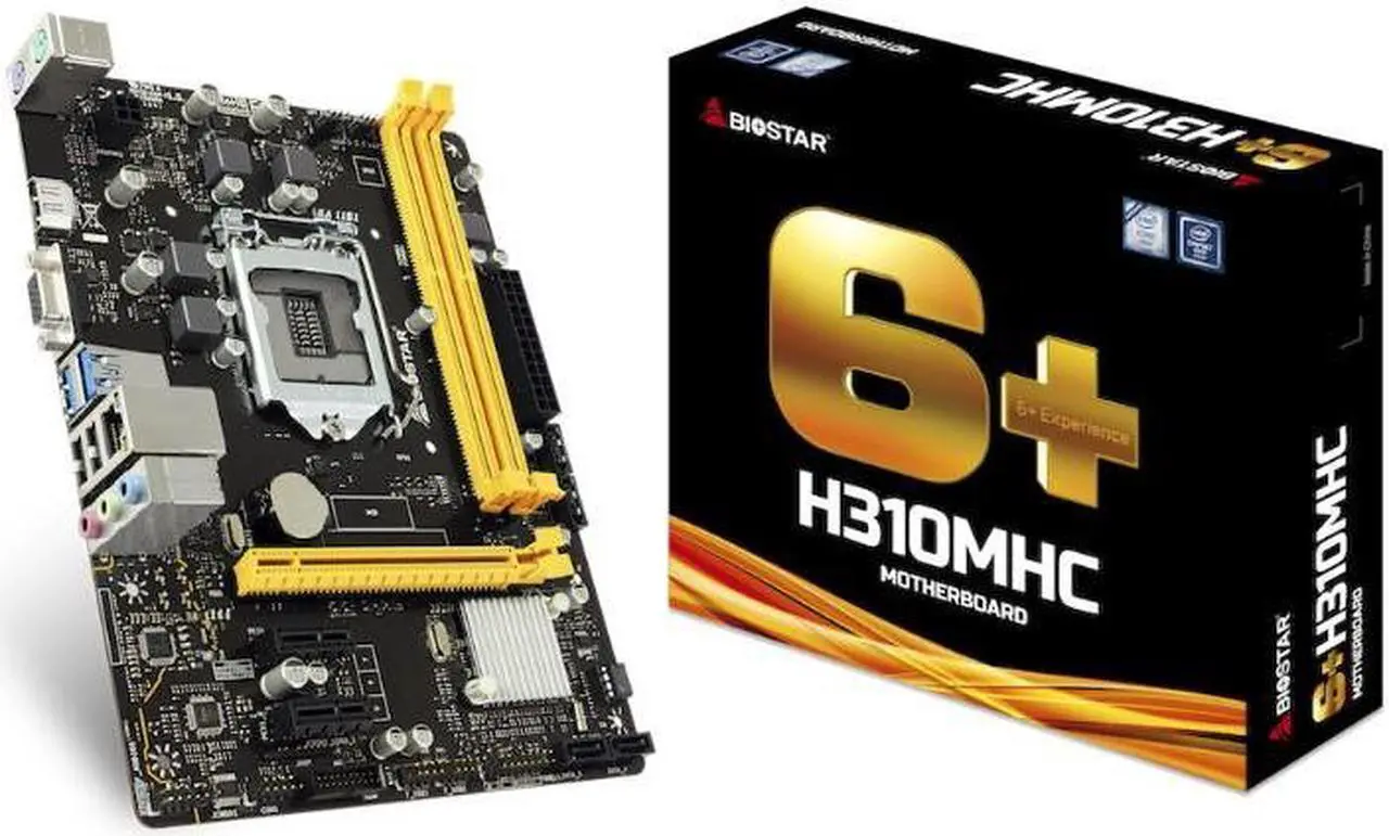 Main image of Biostar Intel H310MHC Socket LGA 1151 DDR4 Micro ATX Motherboard (H310MHC)