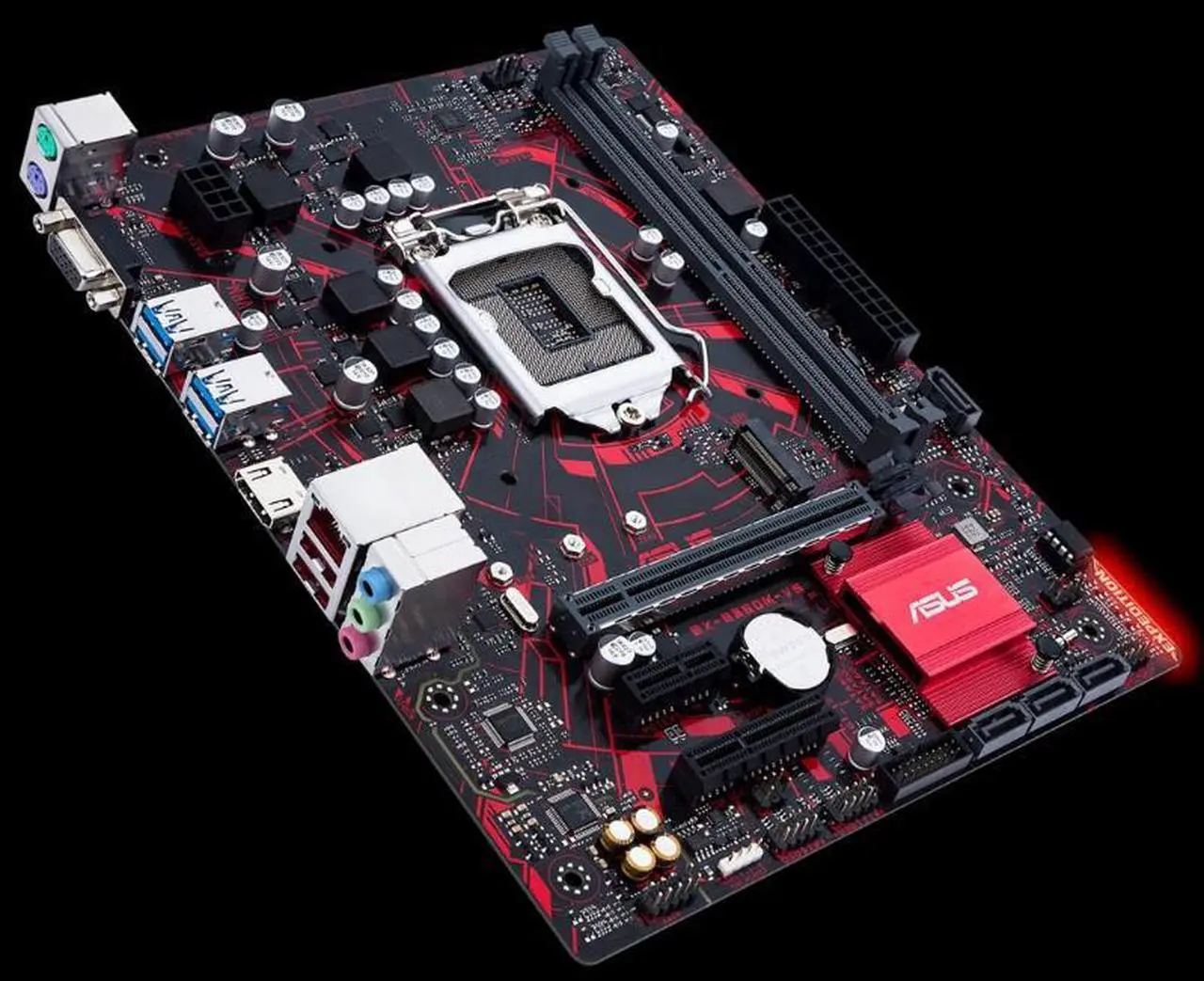 Alt view image 6 of 6 - ASUS Intel Expedition EX-B360M-V5 Socket LGA 1151 DDR4 Micro ATX Motherboard (EX-B360M-V5)