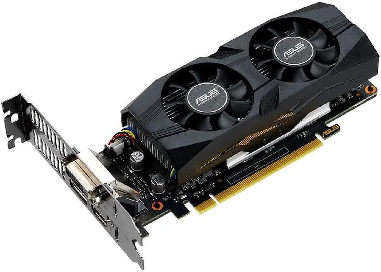Alt view image 3 of 7 - ASUS GTX1650-O4G-LP-BRK - OC Edition - graphics card - GF GTX 1650 - 4 GB GDDR5 - PCIe 3.0 x16 low profile - DVI, HDMI,
