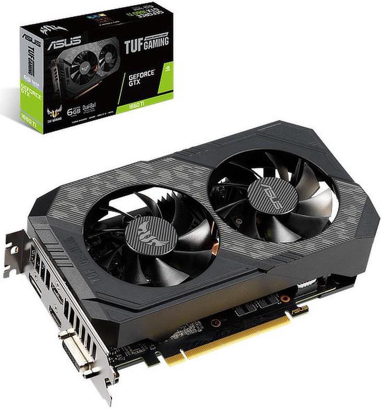 Main image of ASUS GeForce GTX 1660 Ti TUF Gaming 6 GB GDDR6 Graphics Card (TUF-GTX1660TI-6G-GAMING)