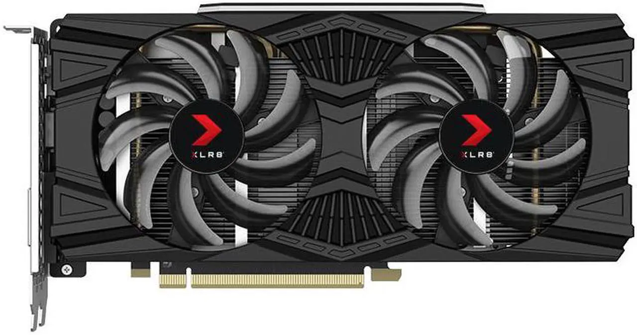 Alt view image 2 of 10 - PNY GeForce GTX 1660 Ti GAMING DF OC 6 GB GDDR6 Graphics Card (VCG1660T6DFPPB-O)