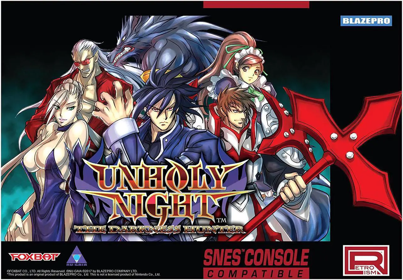 Main image of Unholy Night: The Darkness Hunter (SNES Compatible) - Super NES