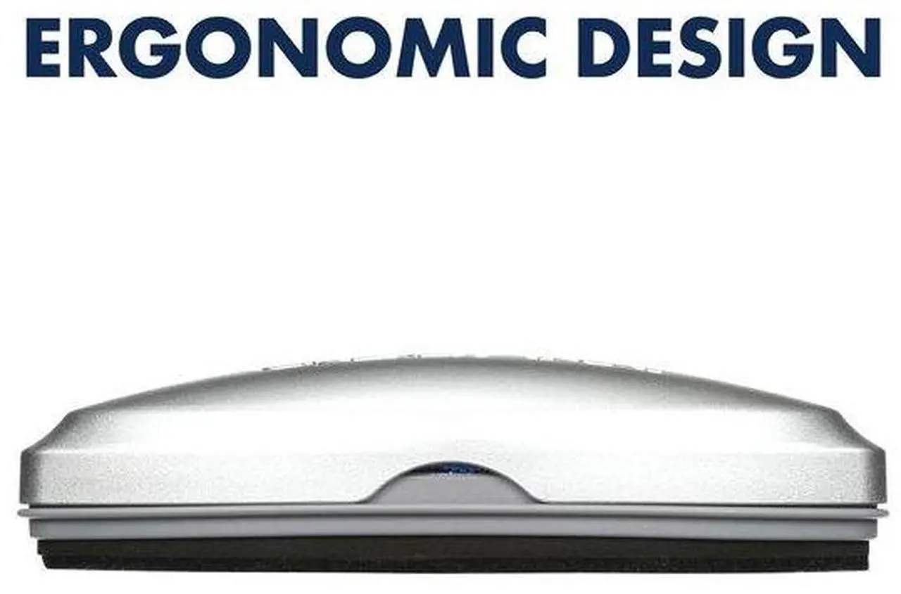 Alt view image 5 of 20 - Quartet SFEB3 Premium Magnetic 3-in-1 Glass Board Eraser, 6 1/2" x 2" x 1 3/8", Silver