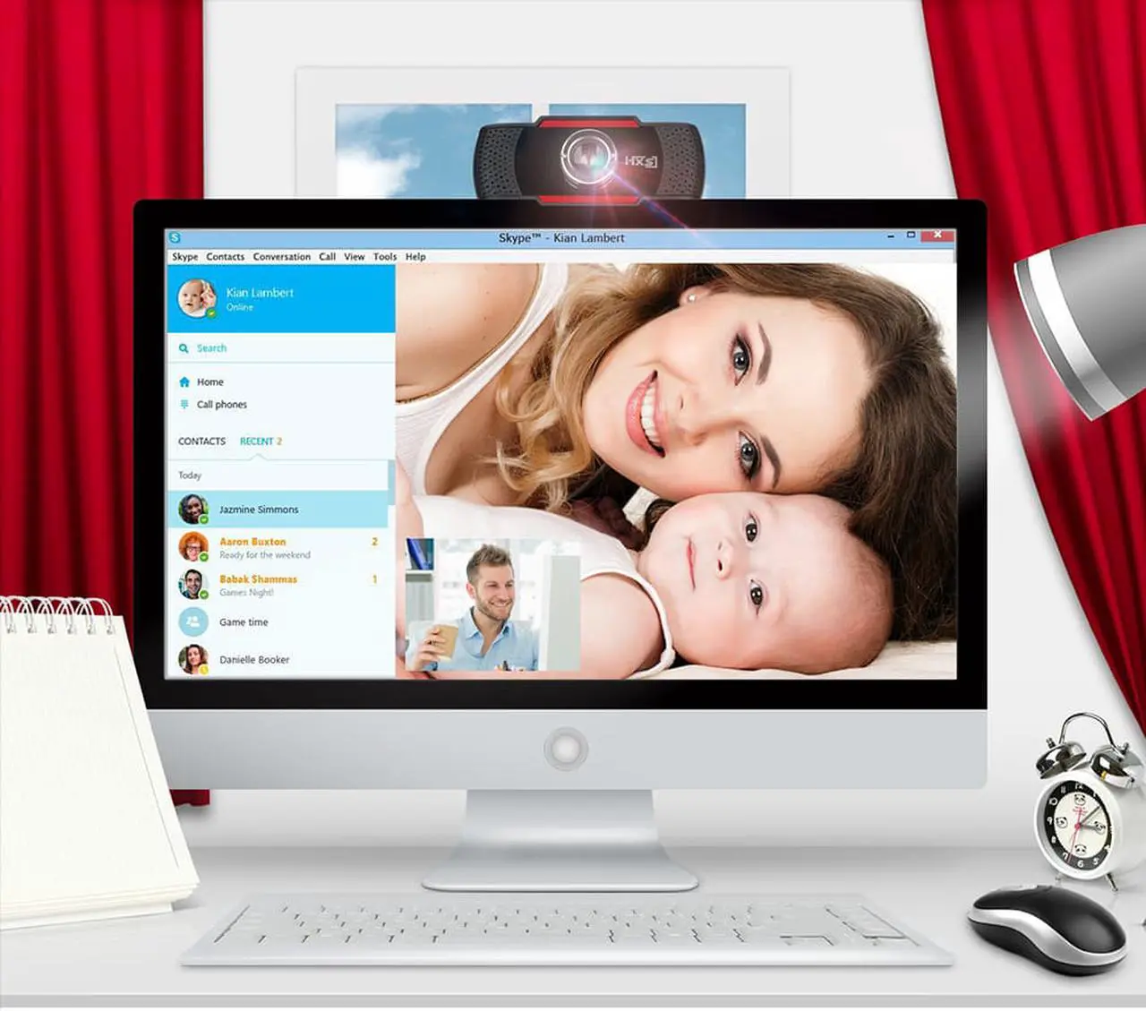 Alt view image 7 of 7 - Jansicotek S30 720P HD Webcam, USB Webcam for Live Streaming, Desktop and Laptop Webcam, Plug and Play Video Calling Computer Camera, Built-in Mic,1280 x 720 Dynamic Resolution, Black