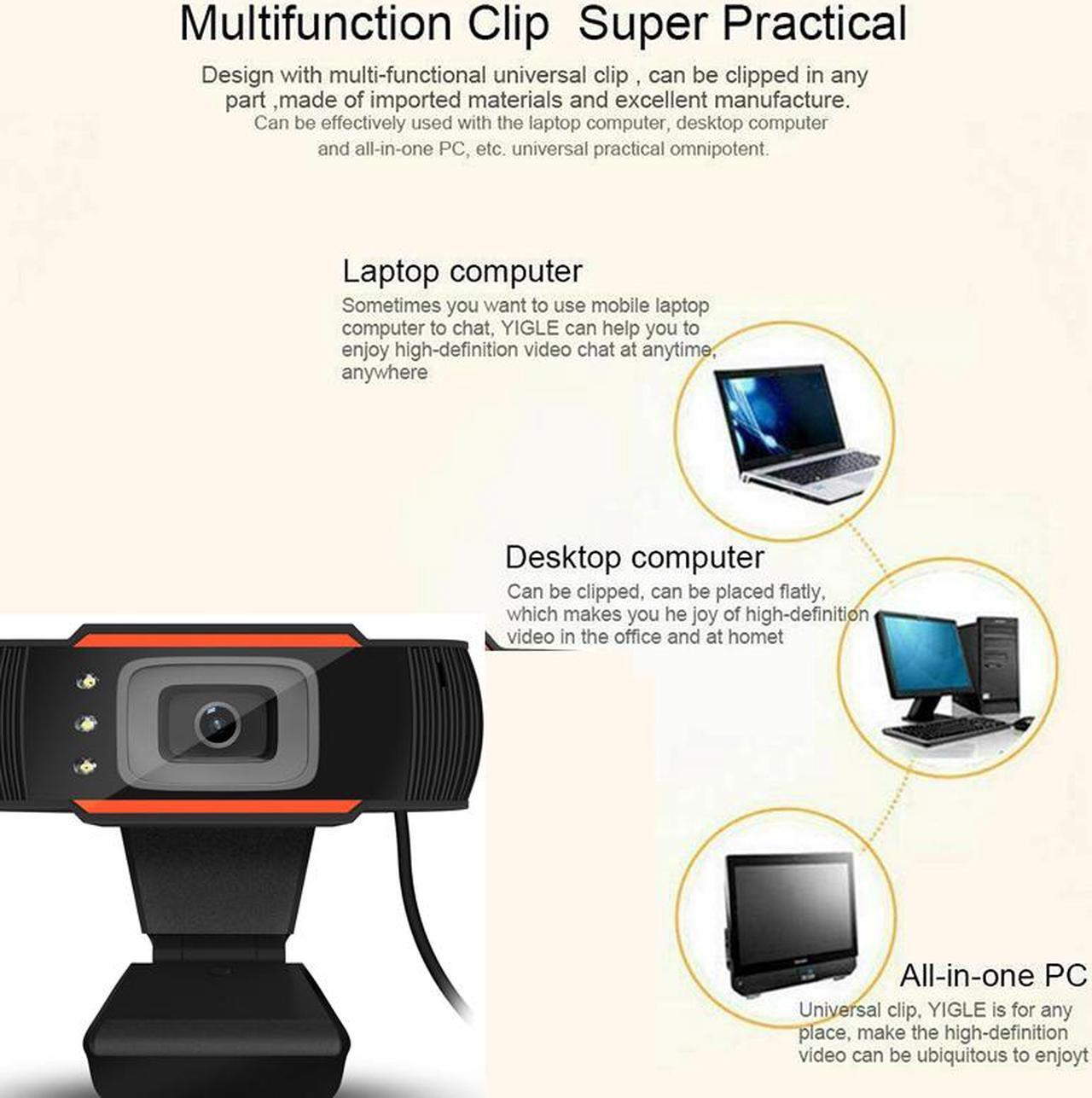 Alt view image 6 of 7 - Computer Accessories Streaming Camera 480P Webcam Built-in Mic Work with Win7 Win8 for MSN Skype Tahoo Netmeeting