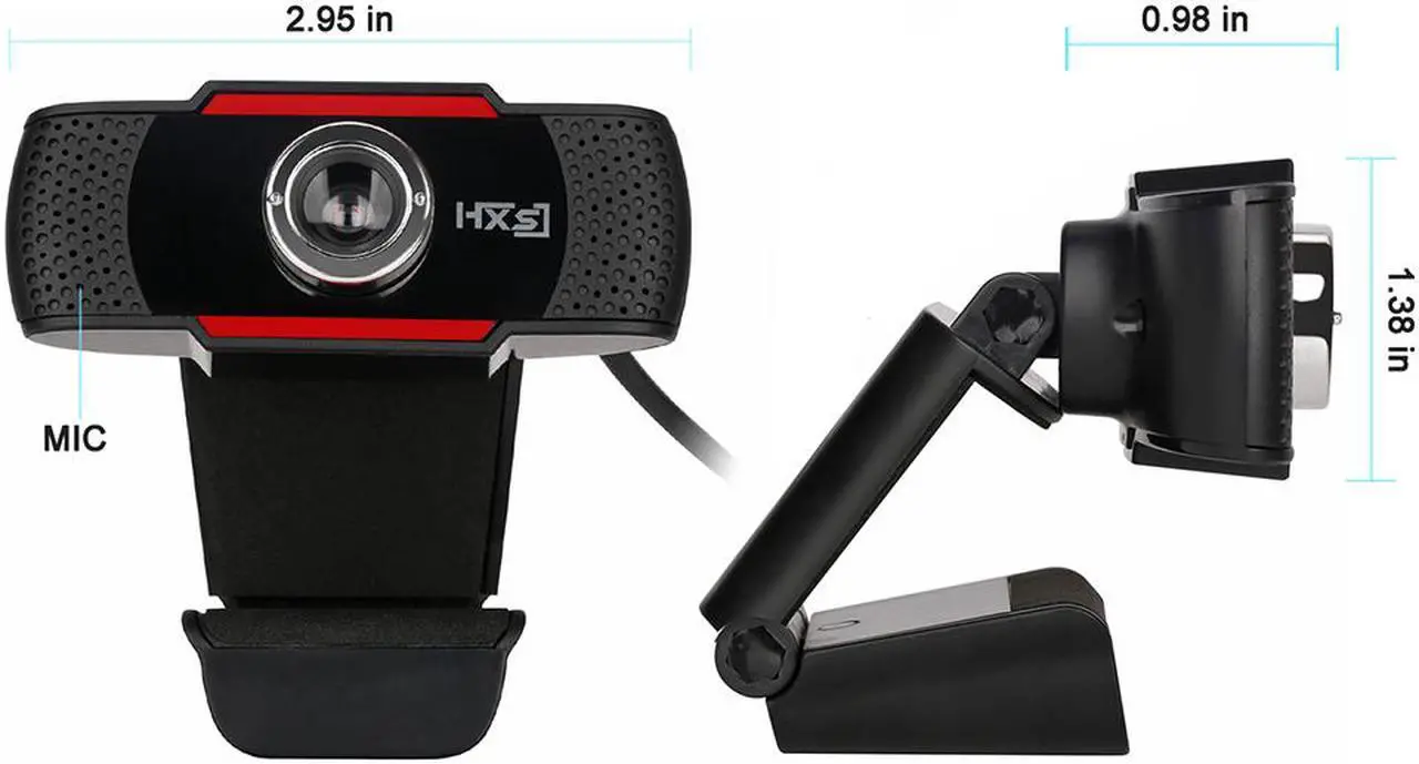 Alt view image 3 of 7 - Webcam USB 2.0 480P Camera Web Cam 360 Degree MIC Clip-on For PC Laptop Clip-on Built-in Mic 640*480 Dropshoping
