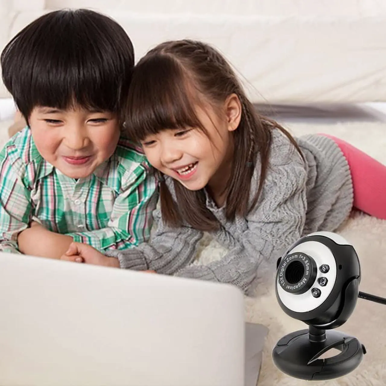 Alt view image 7 of 7 - With 6 LED night vision USB 2.0 3.0 Computer Camera Notebook Laptop 480P HD Webcam Camera Microphone Video TV