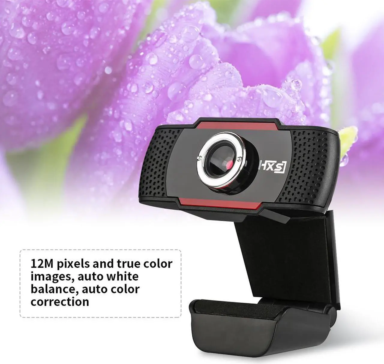 Alt view image 6 of 7 - Webcam USB 2.0 480P Camera Web Cam 360 Degree MIC Clip-on For PC Laptop Clip-on Built-in Mic 640*480 Dropshoping