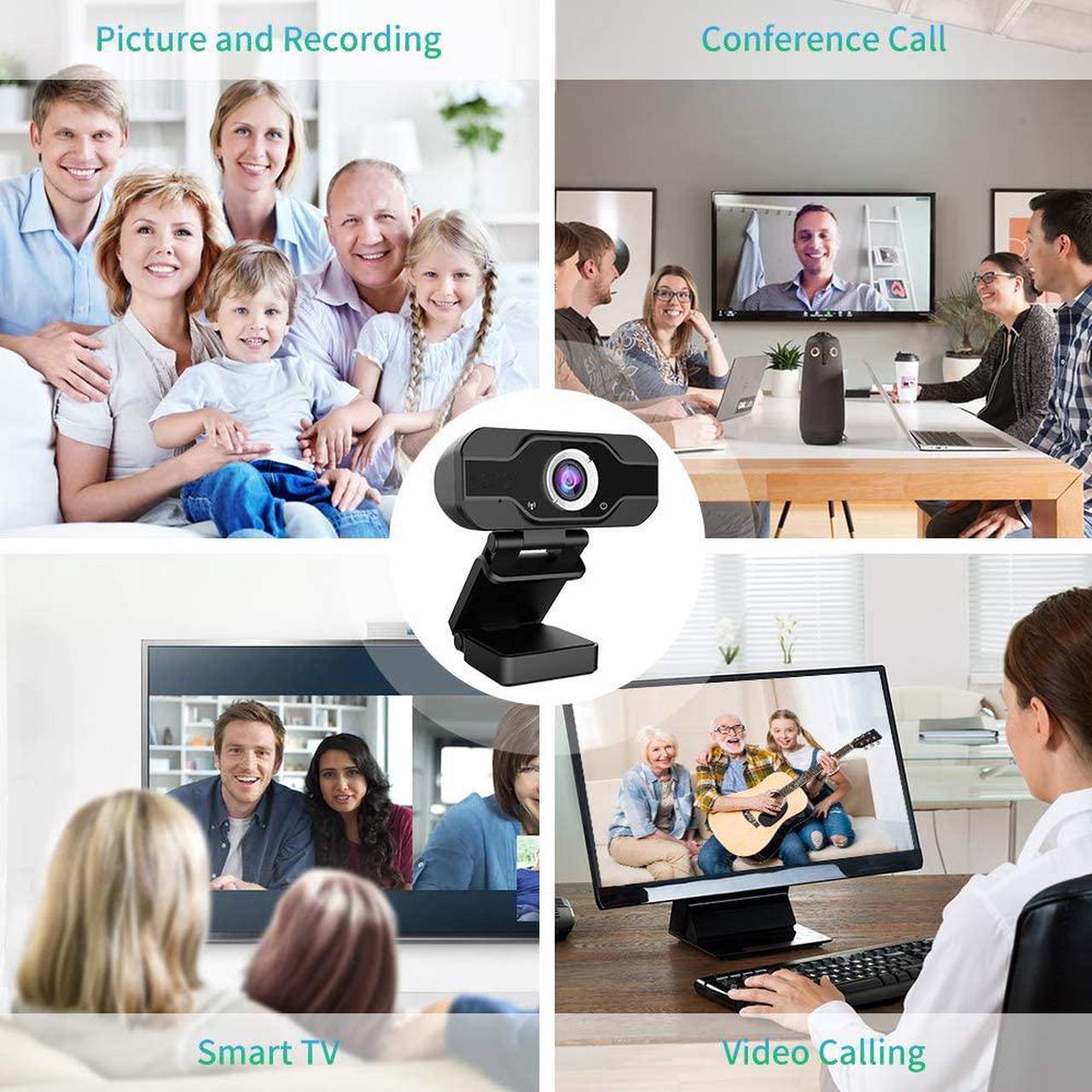 Alt view image 7 of 7 - HXSJ S50 1MP Webcam with Microphone, 720P HD Streaming USB Computer Webcam Camera Plug and Play [30fps] for PC Laptop Desktop Mac Video Conferencing Calling Gaming, Skype YouTube Zoom Facetime