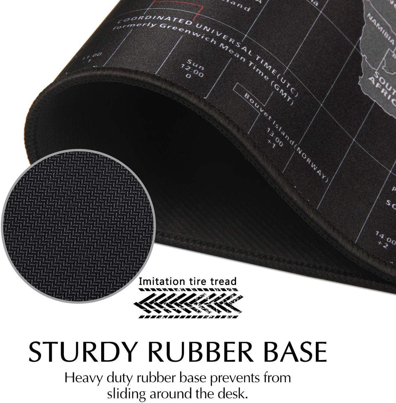 Alt view image 5 of 7 - XXL Gaming Mouse Pad Large Anti-Slip Rubber Base Size 800×400×2mm(31.50 X 15.75X 0.08inch) (World Map Pattern)