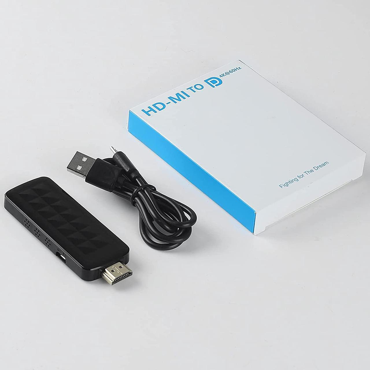 Alt view image 7 of 7 - Jansicotek 4K@60Hz HDMI to DisplayPort Adapter/Converter, Male to Female HDMI to DP Adaptor for Monitor, Support HDMI2.0 HDCP2.2, Compatible with , PS5, NS, Mac Mini(OZHD2)