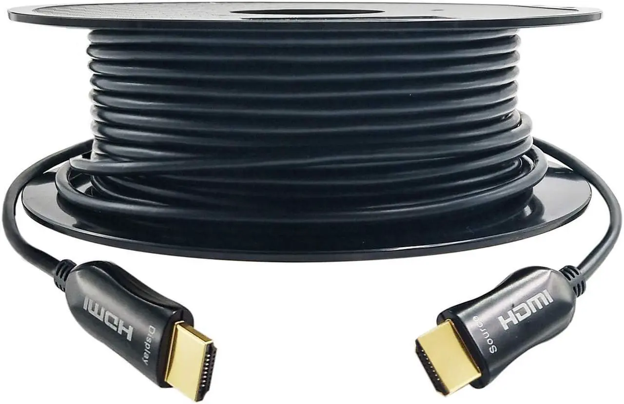 Main image of 8K HDMI 2.1 Fiber Optic Cable 50ft, 48Gbps Ultra High Speed HDMI Cable HDR eARC HDCP2.2 2.3 Support 4K 120Hz 8K 60Hz Compatible with PS5,LG C9,RTX 3090/80, Xbox Series, in Wall CL3 Rated