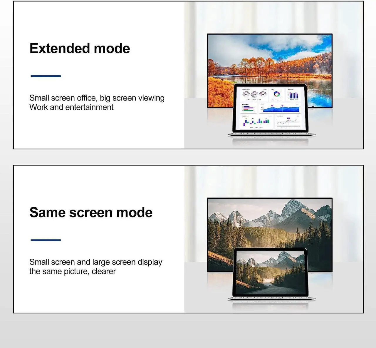 Alt view image 4 of 7 - Mini DP to DP Cable 8K@60Hz 4K@144Hz 2K@165Hz Two-way Transfer Displayport 1.4 Male to Male MDP Cables for Projector Laptop TV - 3.3FT