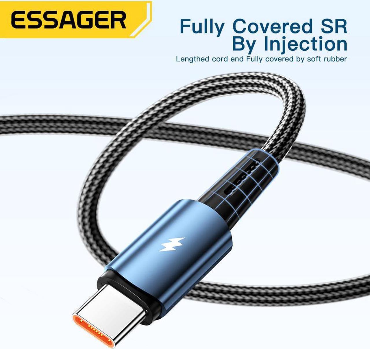 Alt view image 4 of 7 - 120W USB A to USB C Cable ,Jansicotek USB C Cable,USB C Charger Cable Fast Charging,PD USB C Cord for Samsung Galaxy iPad MacBook Pixel (3.3FT, 1-PACK)