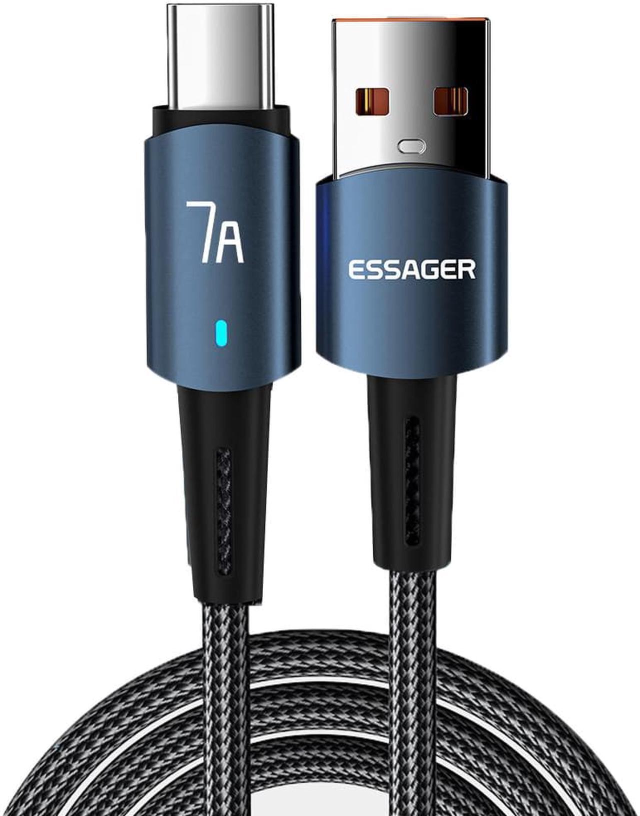 Main image of Jansicotek 7A PD USB A to USB C Cable (3.3FT, 1-PACK), Fast Charging Type-C Cable Compatible with lPad Mini/Air/Pro, MacBook Pro, Samsung Galaxy S22/S10, Pixel, LG