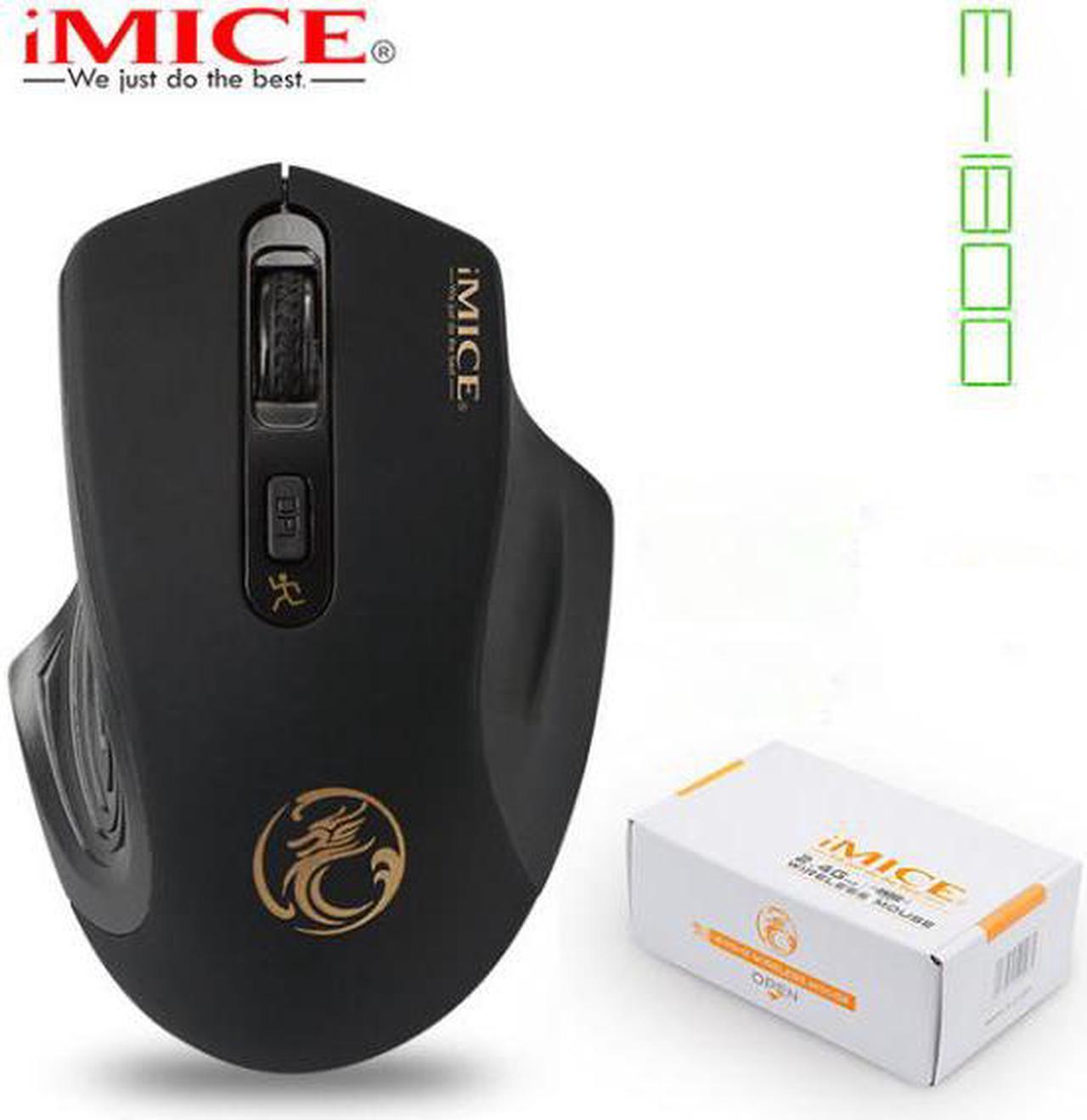 E-1800 Optical Wireless Mouse Gaming Mice 1600dpi 4 Buttons USB Mouse raton inalambrico 2.4G Receiver Mini Computer Mouse