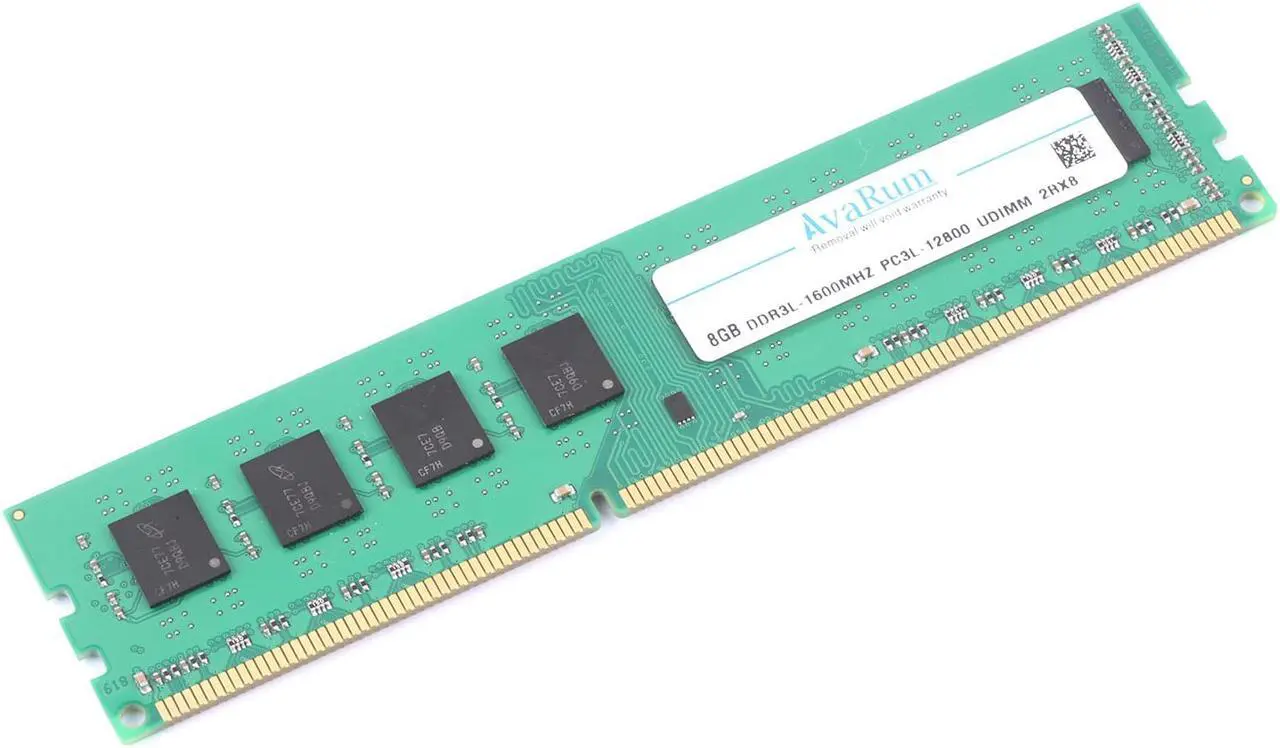 Alt view image 3 of 7 - Avarum RAM equal to 8GB DDR3L 1600 (PC3L 12800) Desktop Memory Model CT102464BD160B