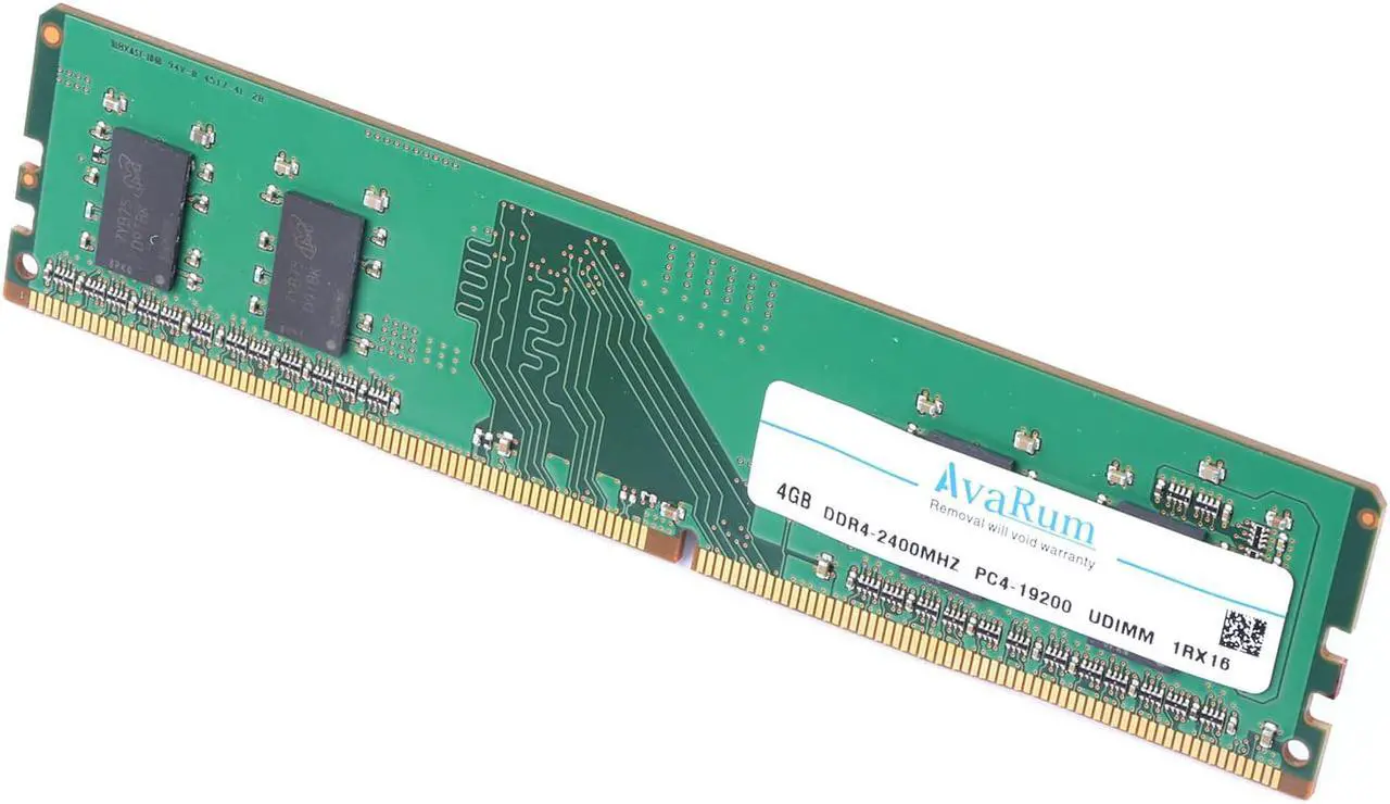 Alt view image 4 of 7 - Avarum RAM equal to 16GB (4 x 4GB) DDR4 2400MHz DRAM (Desktop Memory) CL17 1.2V SR DIMM (288-pin) CT4K4G4DFS824A