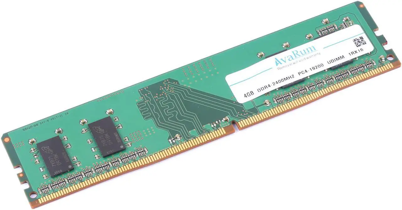 Alt view image 6 of 7 - Avarum RAM equal to 16GB (4 x 4GB) DDR4 2400MHz DRAM (Desktop Memory) CL17 1.2V SR DIMM (288-pin) CT4K4G4DFS824A