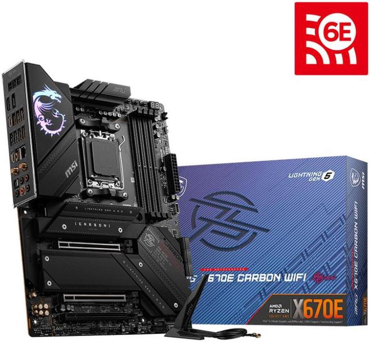 Alt view image 3 of 3 - Avarum 16GB DDR5 5200 (PC5 41600) MPG X670E CARBON WIFI DDR5 AM5 AMD Ryzen 7000 Series SATA 6Gb/s ATX Motherboards Ryzen 9 7900X3D - Ryzen 9 7000 Series 12-Core 4.4 GHz Socket AM5 120W AMD Radeon Grap
