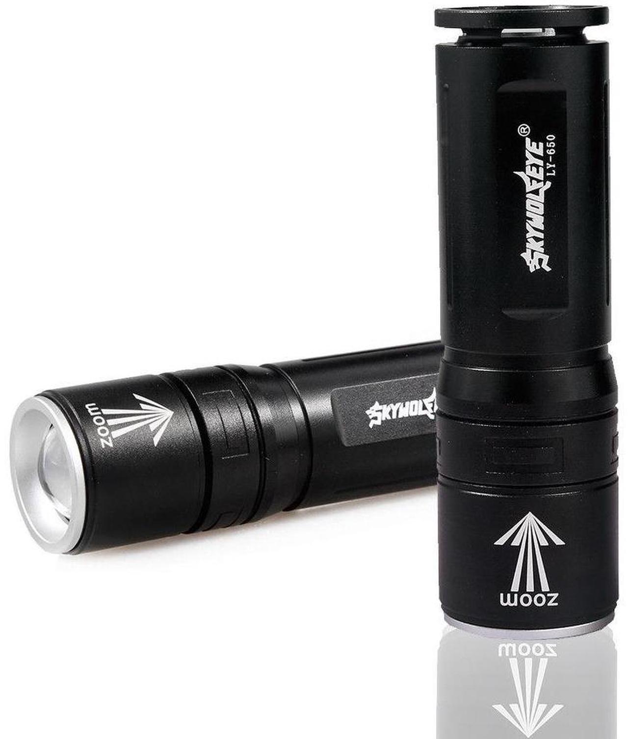 Alt view image 3 of 4 - Skywolfeye 12000LM XML-T6 Cree Led Adjustable Rotary 18650/26650 Led Flashlight