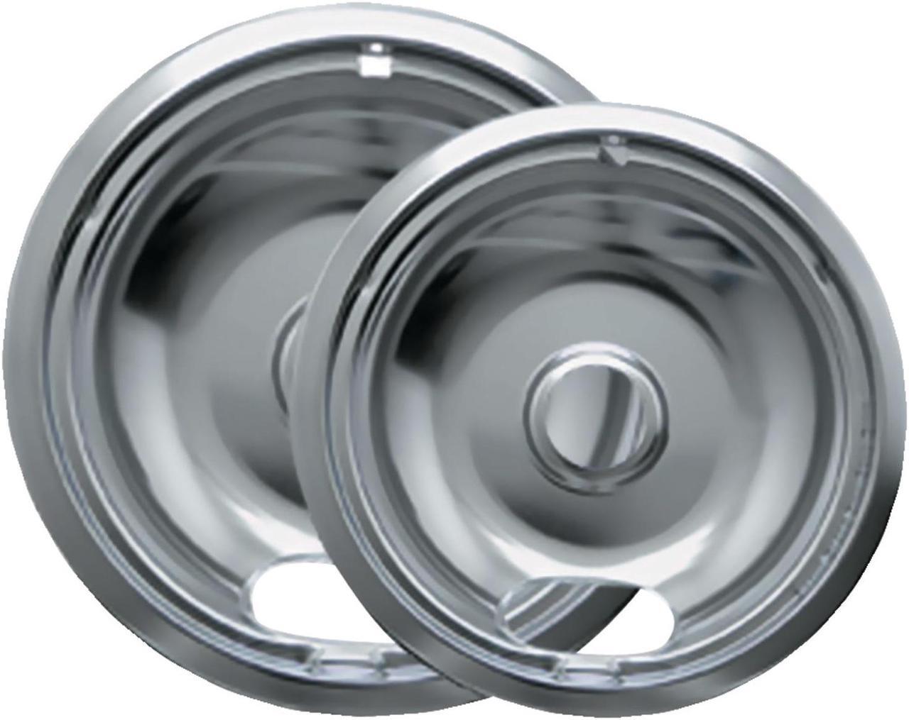 Alt view image 3 of 5 - Range Kleen 12782Xcd5 Chrome Drip Pans - Plug-In Ranges; Fits Most Amana , Crosley , Frigidaire , M
