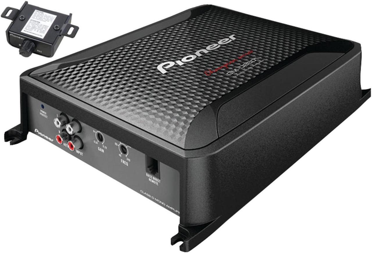 Alt view image 18 of 20 - New Pioneer Gmd8601 1600W Car Audio Mono Amplifier Amp With Bass Knob 1600 Watt