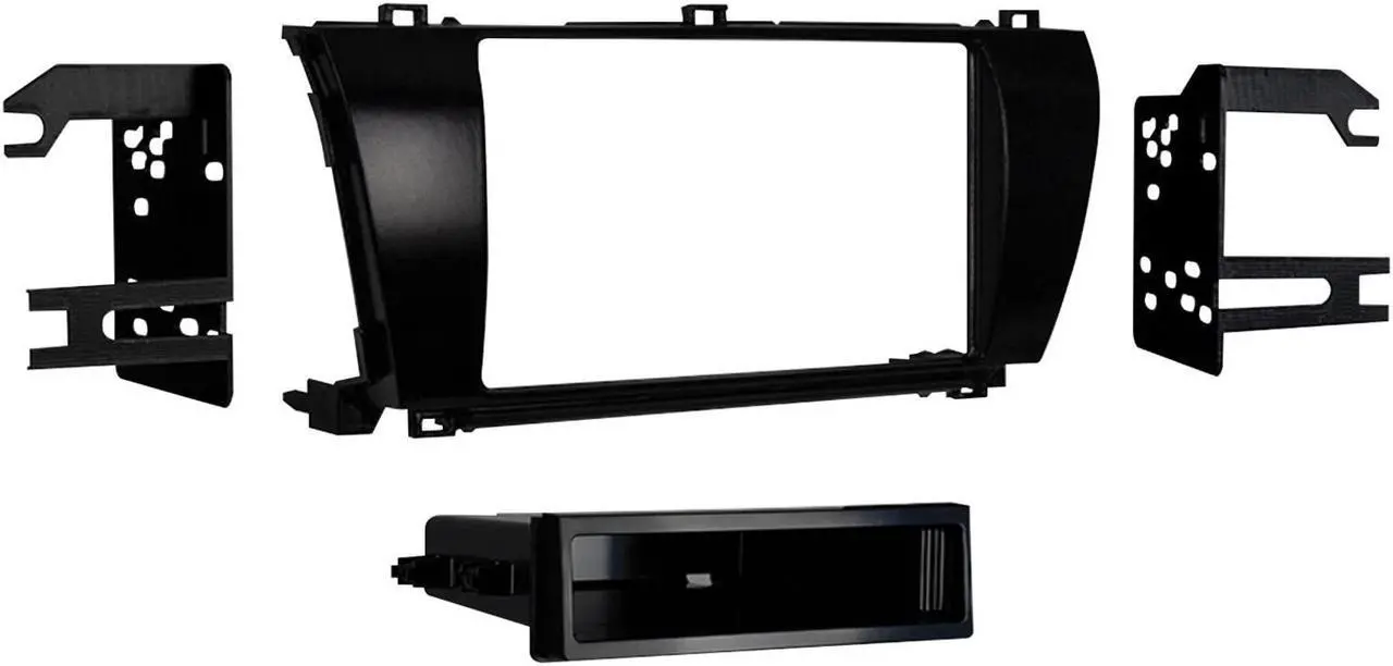 Alt view image 2 of 5 - Metra 99-8245CHG Single DIN Stereo Dash Kit for 2014-up Toyota Corolla Vehicles