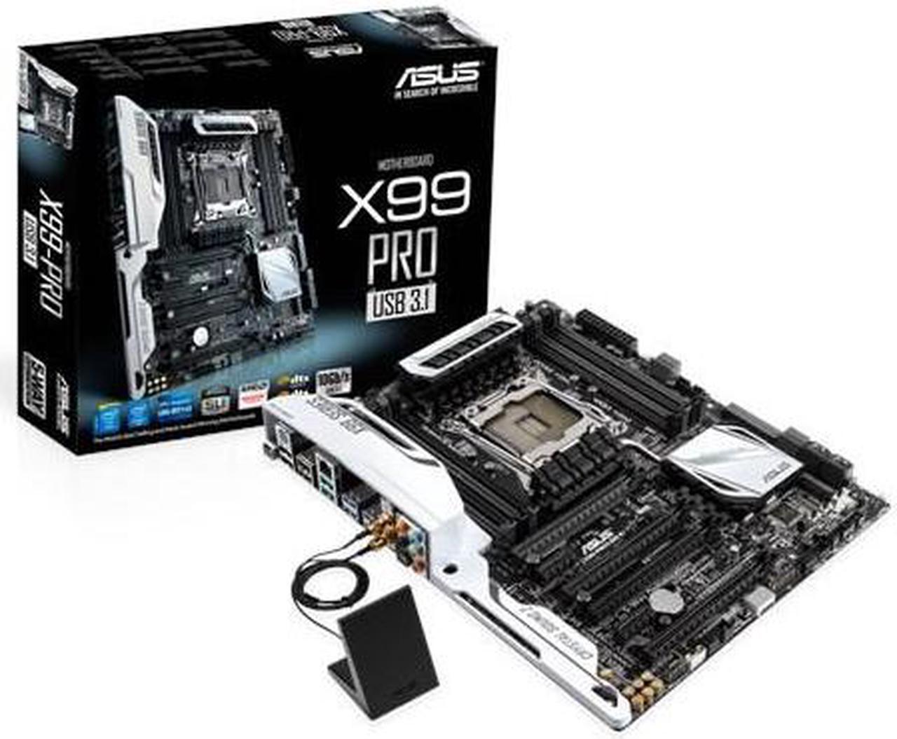 Asus X99-PRO/USB 3.1 Intel Socket 2011-v3 Class-A ATX Motherboard